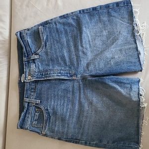 Old Navy High Waisted Long Jeans Shorts
